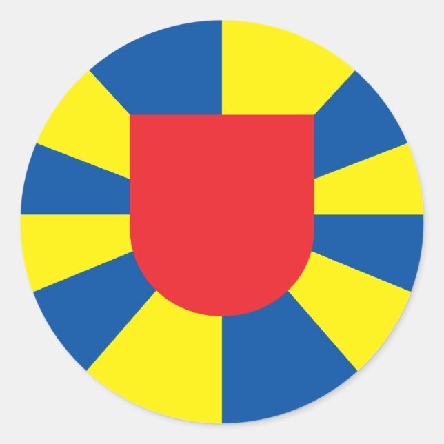 Sticker Rond flanc ouest, Belgique (Devant)