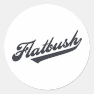 Sticker Rond Flatbush