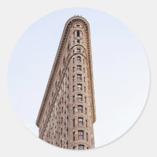Sticker Rond Flatiron Building New York City