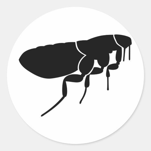 Sticker Rond Flea (Devant)