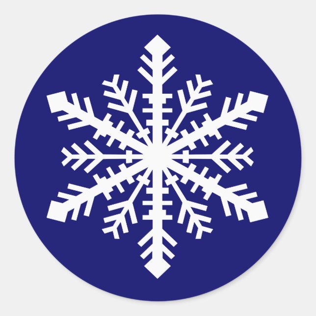 Sticker Rond Fléau de neige du Minnesnowta (Devant)