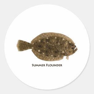 Sticker Rond Flet d'été