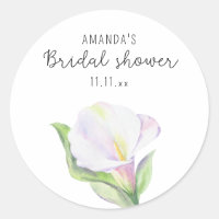 Fleur de calla blanche - Baby shower