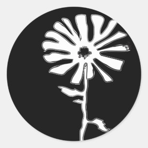 Sticker Rond fleur de gigogne