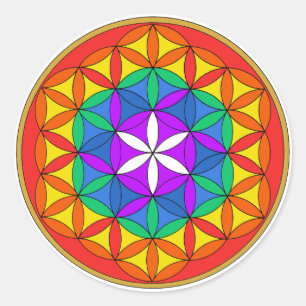 Sticker Rond Fleur de la vie Chakra4.png