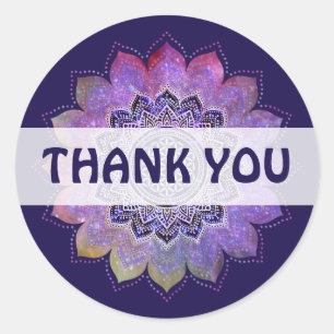 Sticker Rond Fleur de vie - Style Vintage Galaxy Espace 1