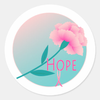 Sticker Rond Fleur Hope
