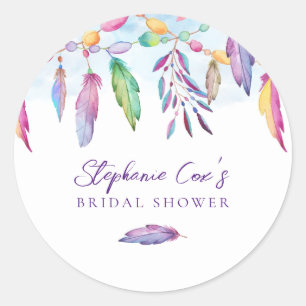 Sticker Rond Fleur Moderne 