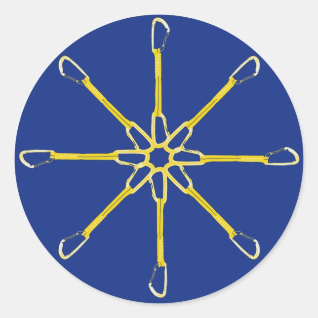 Sticker Rond Fleur Quickdraw (Devant)