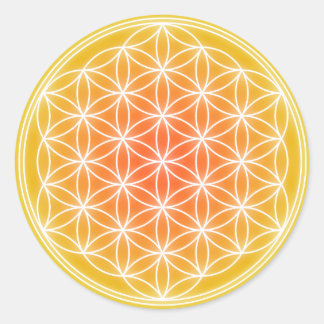 Sticker Rond Fleur solaire 0,1