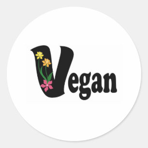 Sticker Rond Fleur végétale