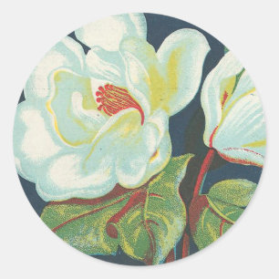 Sticker Rond Fleur vintage de Magnolia