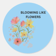 Fleurissant comme des fleurs | Fleurs aquarelles