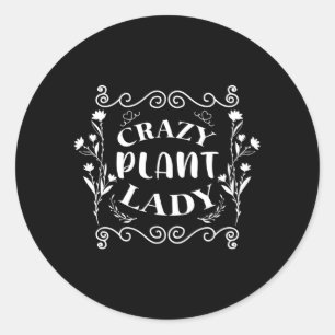 Sticker Rond Fleuriste Fleurs Gardener Plante Idée cadeau