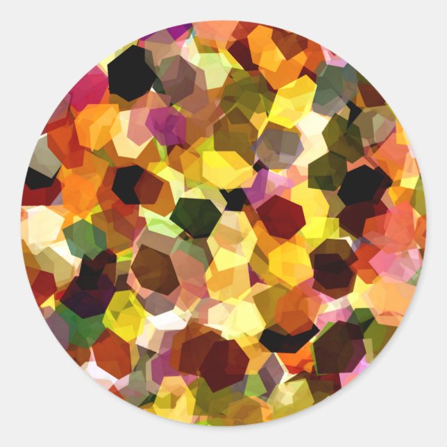 STICKER ROND FLEURS (Devant)