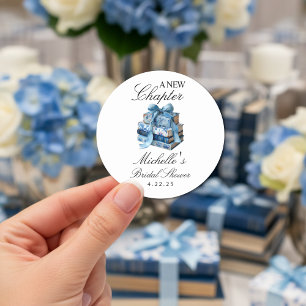 Sticker Rond Fleurs Bleues Un Nouveau Chapitre Enterrement de V