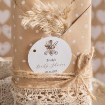 Fleurs de transport élégantes Baby shower pastel d