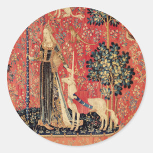 Sticker Rond Fleurs d'Imaginaires, Animaux