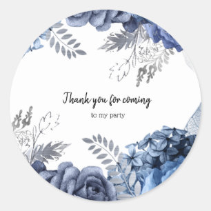 Sticker Rond Fleurs glam chic modernes pour toutes les occasion