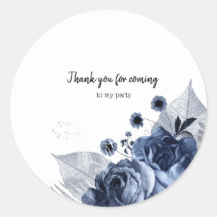 Sticker Rond Fleurs glam chic modernes pour toutes les occasion