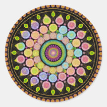 FLEURS MANDALA ART POUR LA MÉDITATION SPIRITUELLE
