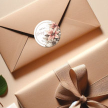 Fleurs pastel personnalisables