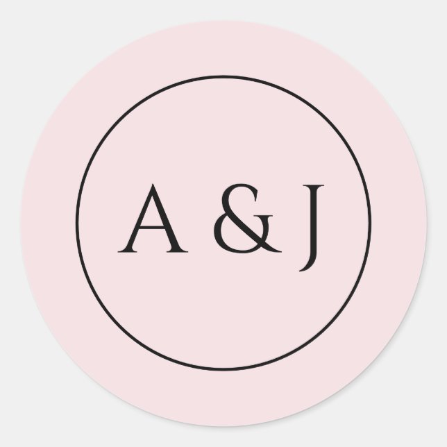 Sticker Rond Fleurs roses et lanternes (Devant)