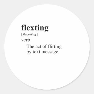 STICKER ROND FLEXTING