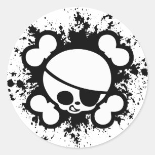 Sticker Rond Floc de Jimmy