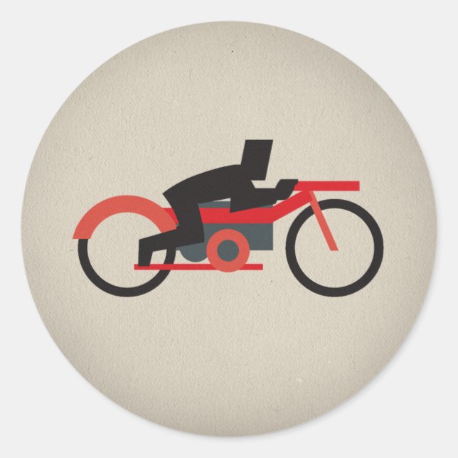 Sticker Rond FLomm Heroes : LETHERHED ! (Devant)