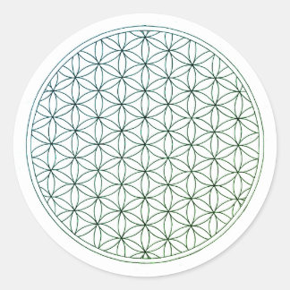 Sticker Rond Flor de la Vida Calca
