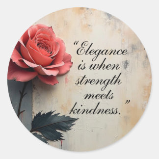 Sticker Rond Floral Galore