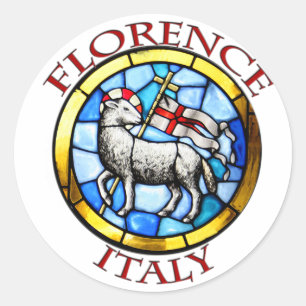 Sticker Rond Florence Italie I