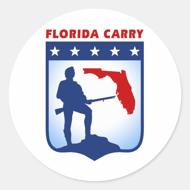 Sticker Rond Floride Carry Gear (Devant)