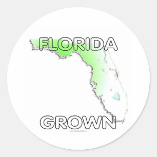 Sticker Rond Floride cultivée