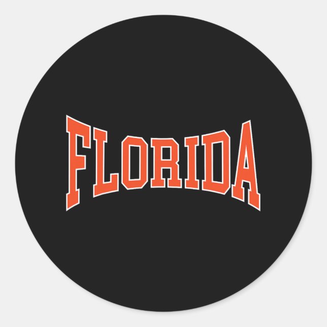 Sticker Rond Floride T-1 (Devant)