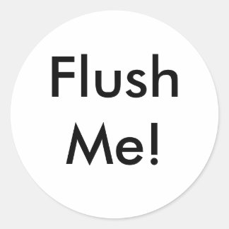 Sticker Rond FlushMe !