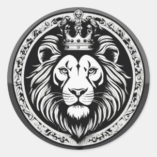 Sticker Rond "Fluttering Elegance".