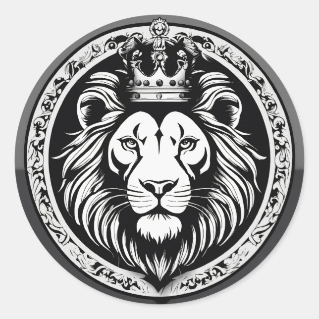 Sticker Rond "Fluttering Elegance". (Devant)