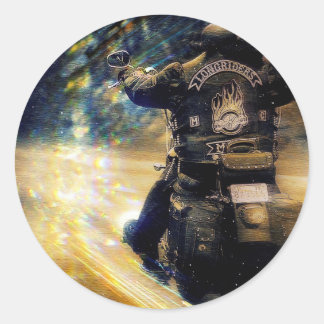 Sticker Rond Flyer moto