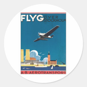 Sticker Rond FLYG Stockholm Suède