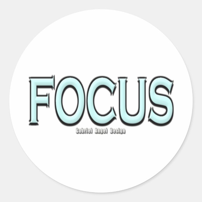 Sticker Rond Focus (Devant)