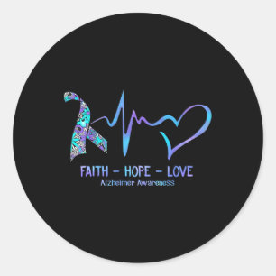 Sticker Rond Foi de sensibilisation Heimerheimer - Espoir - Amo