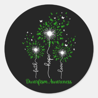 Sticker Rond Foi Espoir Amour Pissenlit Sensibilisation au Nani