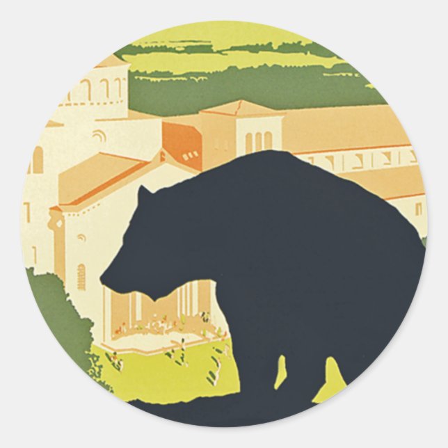 Sticker Rond Foire nationale de Californie (Devant)