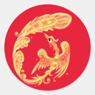 Sticker Rond Foiseau