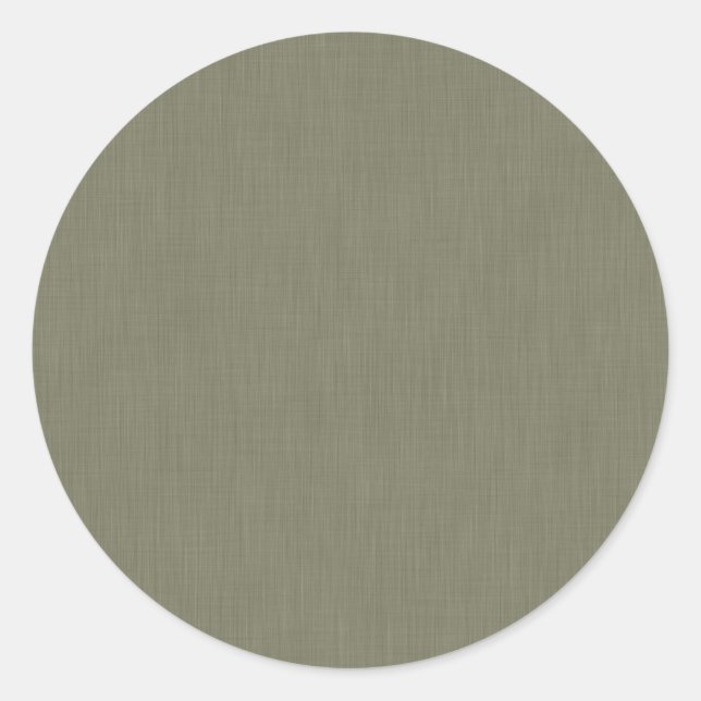 Sticker Rond Fond texturé vert olive calme et simple (Devant)