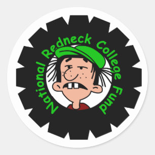 Sticker Rond Fonds nationaux de plouc
