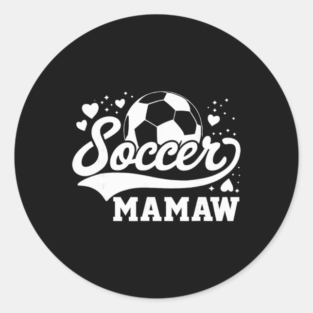 Sticker Rond Foot Mamaw Foot Byll  (Devant)