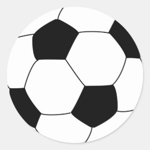 Sticker Rond Football